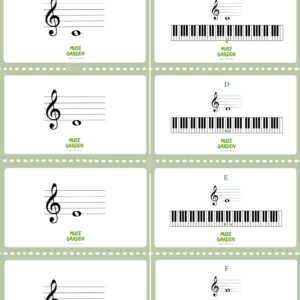 FREE Treble Clef Note Reading Flashcards