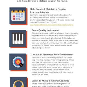 How to Help Your Child Succeed in Piano (Printable Infographic)